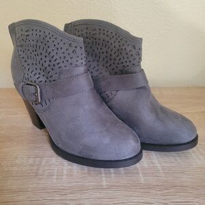 JustFab Grey Booties